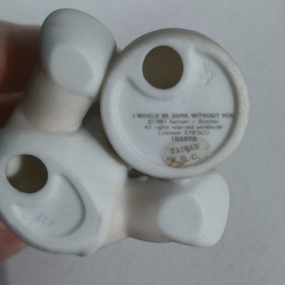 Precious Moments "I would be sunk without you" Sailor Baby with Boat 102970 1987 - Picture 4 of 14